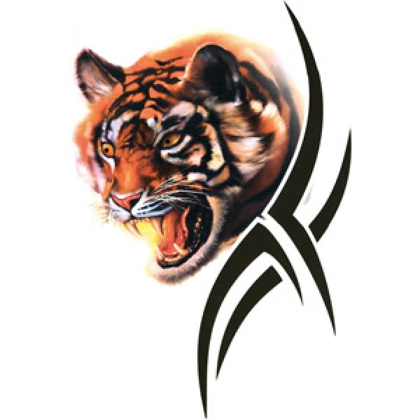 Тигр-tatoo (разм. 17.5х12) упак. 10 шт