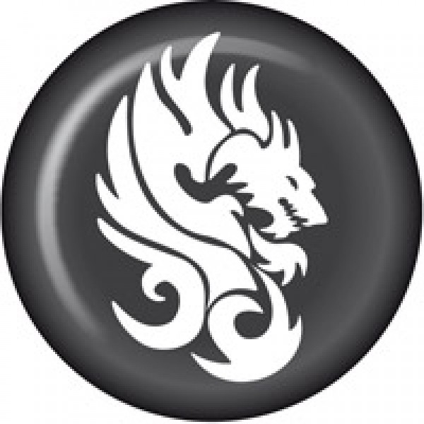 Голова дракона ⌀ 6см (комплект на диски)