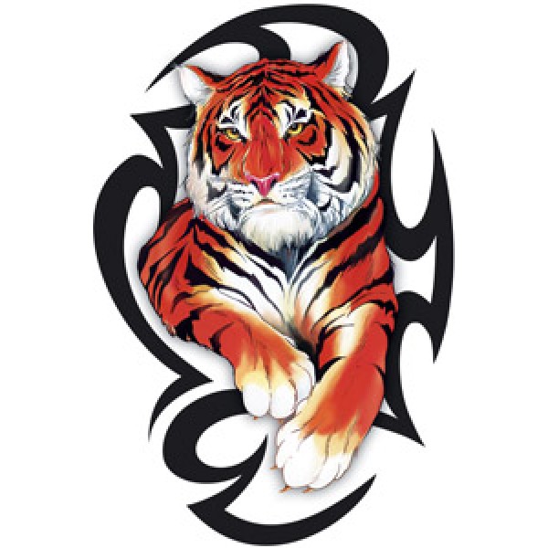 Тигр-tatoo № 2 (разм. 12х17)упак. 10шт