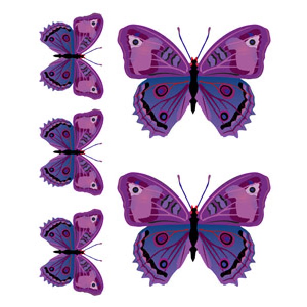 Бабочки Индиго(разм. 24х27)