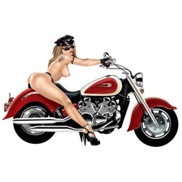 Moto Girl , бордо (13х20) упак. 10 шт