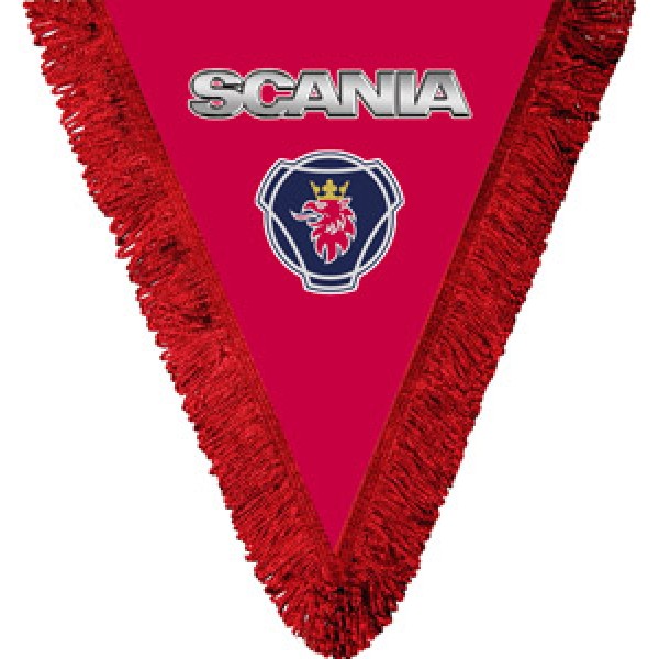 Вымпел Scania(красный)