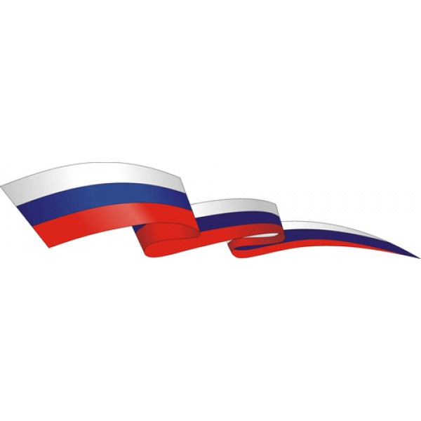 Брызги "RUSSIA-флаг" (12х50см) комплект (2 шт)