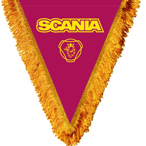 Scania с девушкой (красный)