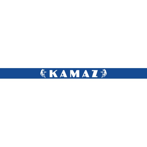 Камаз , синий фон (16x220)