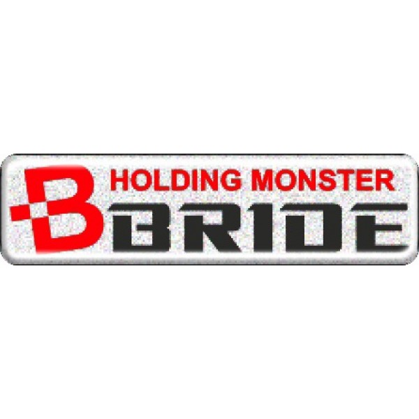 объемная  эмблема " BRIDE " (3х11,2 см) 