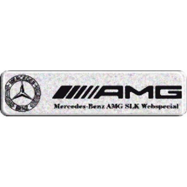 объемная  эмблема " AMG "  (2,7х11,2 см) 