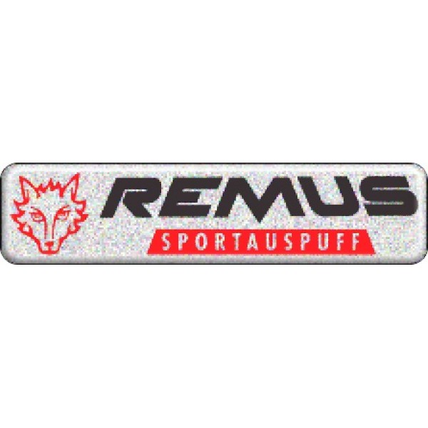 объемная  эмблема " REMUS " (2,7х11,2 см)