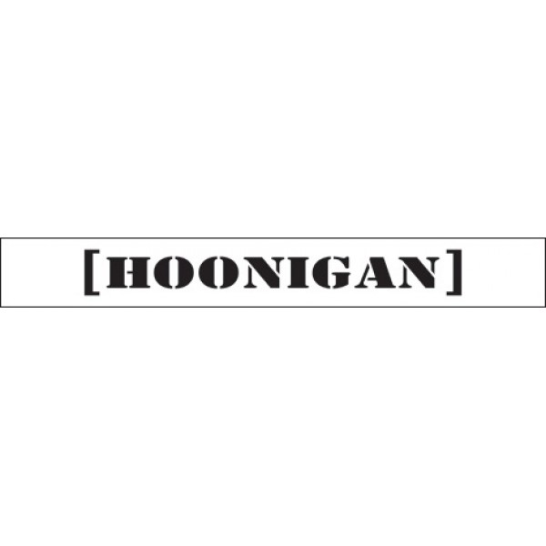 Hoonigan: белый фон (16.5х130)