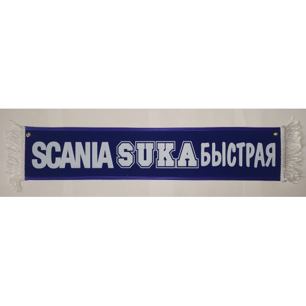 SCANIA suka БЫСТРАЯ (10х50 см) синий