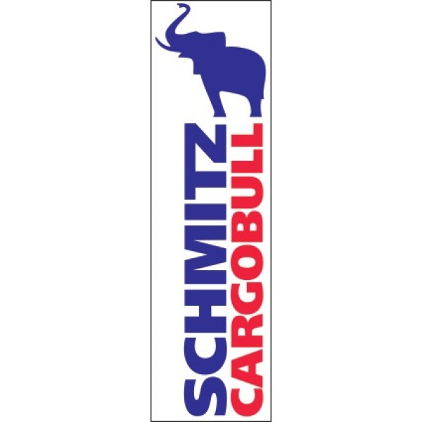 "SCHMITZ CARGOBULL" (19 х 71 см) вертикальный