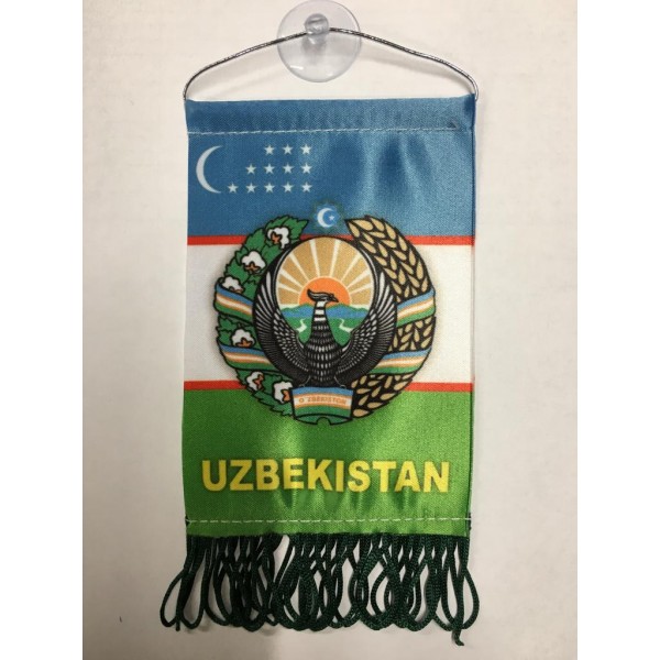 Вымпел Uzbekistan , бахрома (8х12)