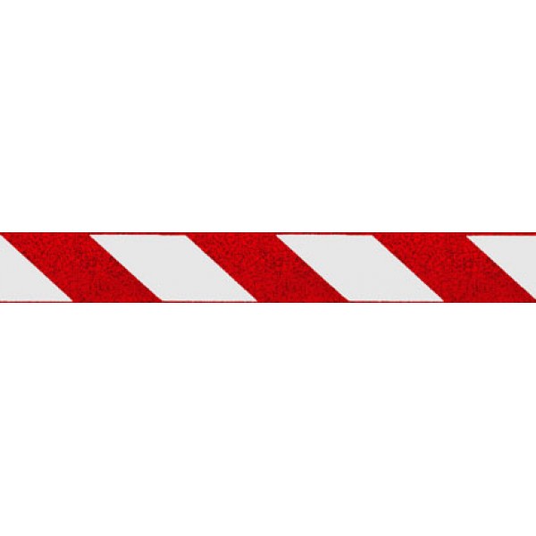 Отражатель-зебра ,точки , красный (5х38) комплект