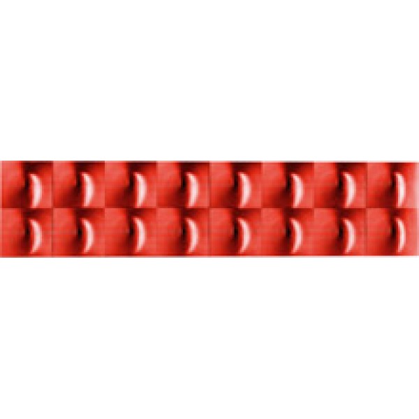 Отражатель-полоска , линза , красный (7х60) комплект